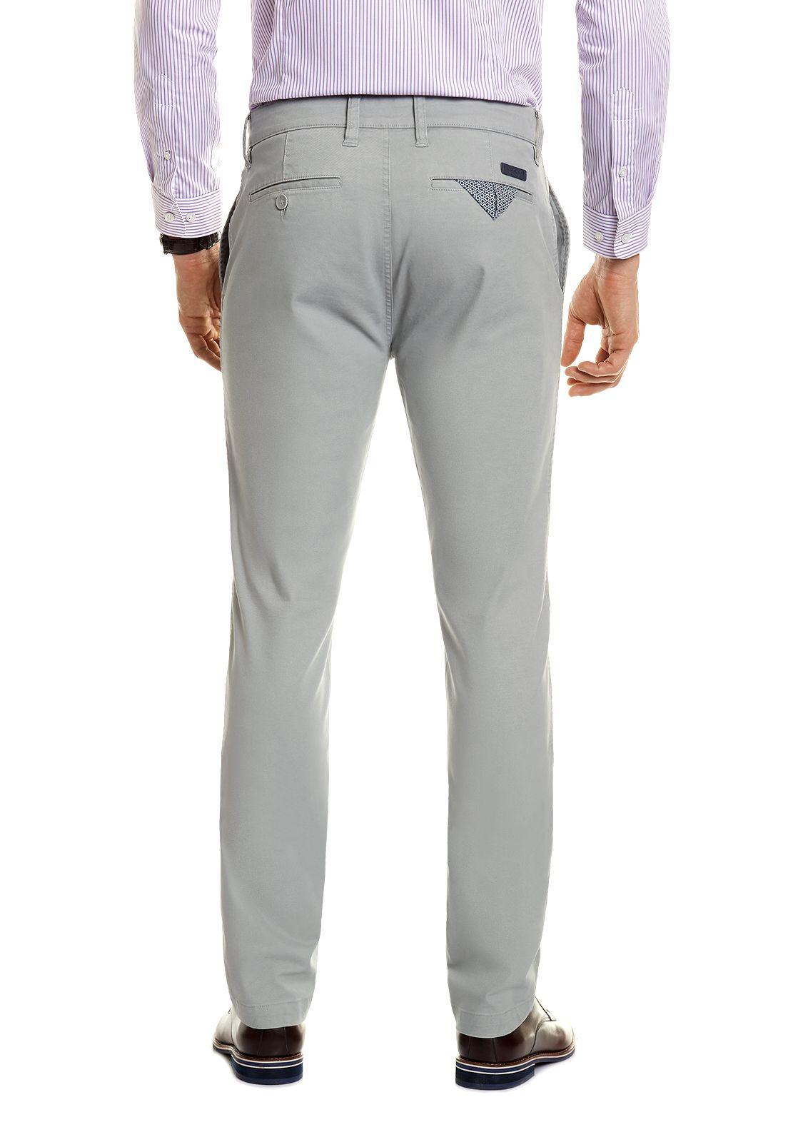 Pantalón Twill Slim /33 Grey-2