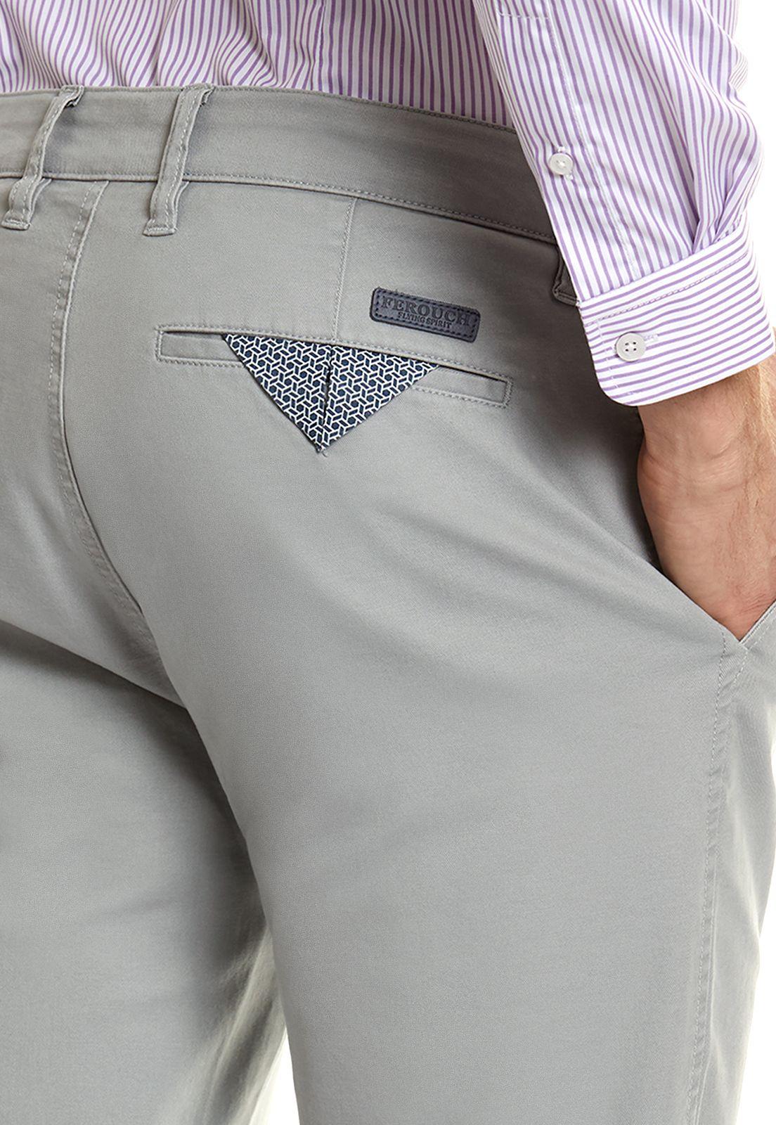 Pantalón Twill Slim /33 Grey-3