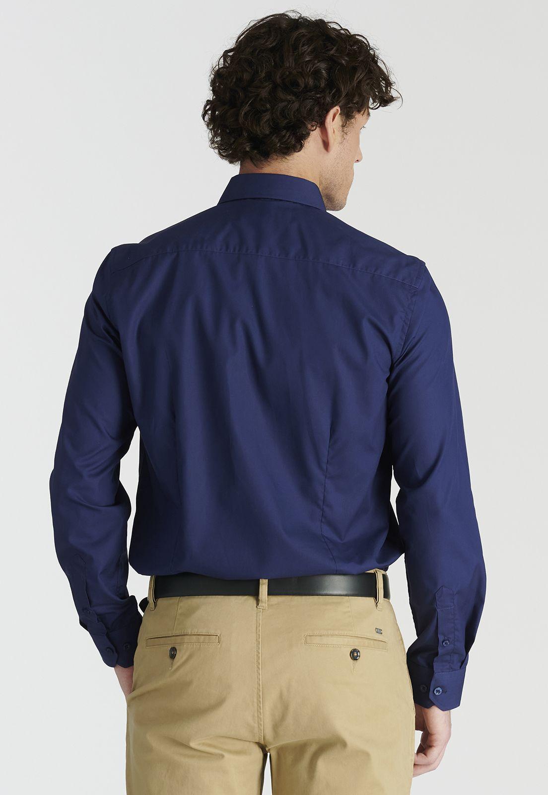 Camisa Oscar Business Navy-3