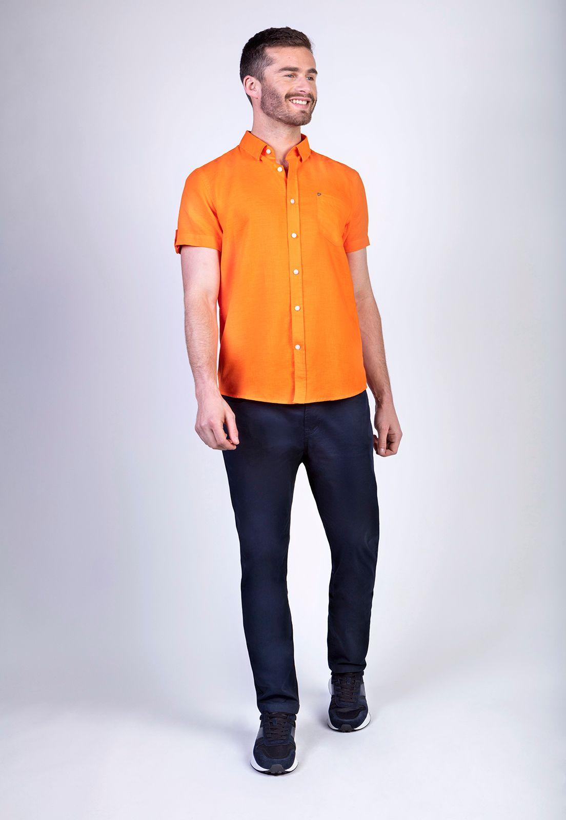 CAMISA COLCHESTER ORANGE-2