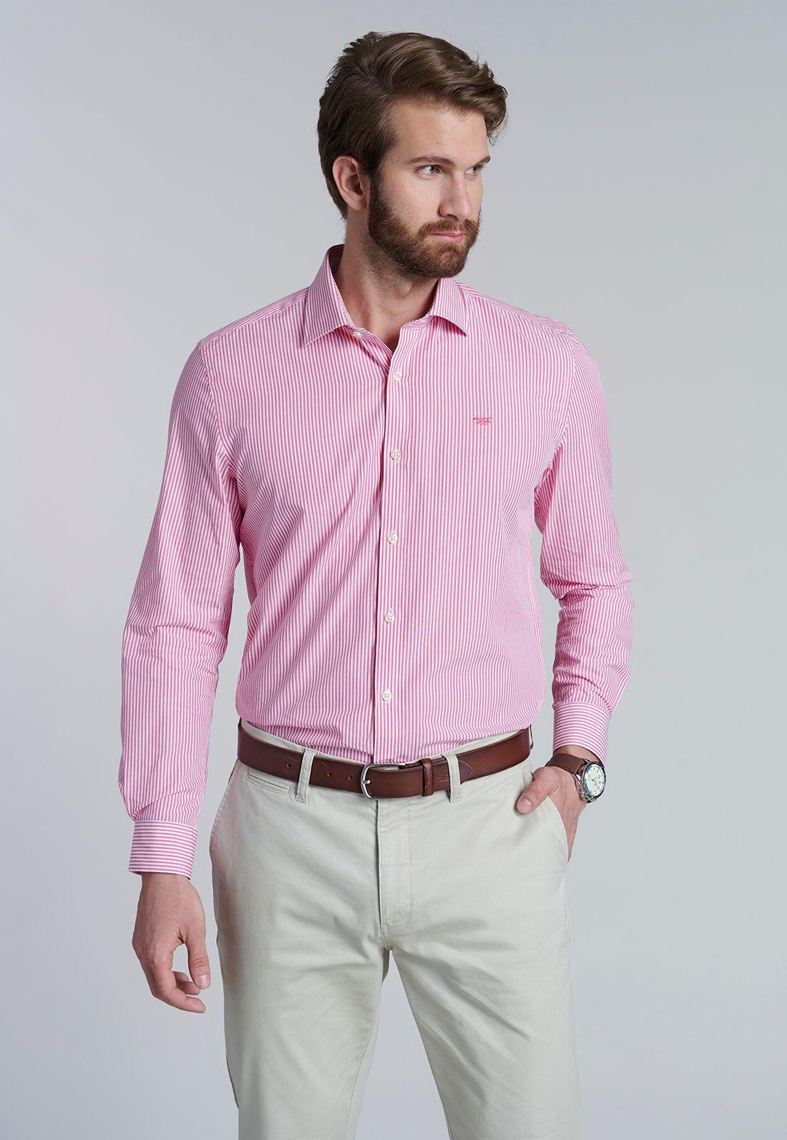 Camisa Striped Oregon Sc Pink-0