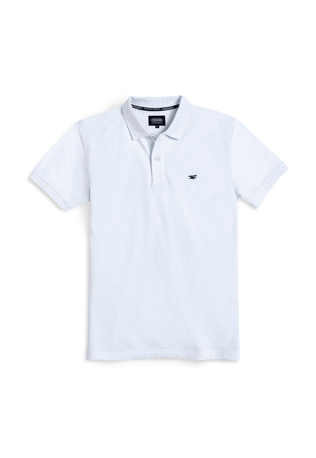 Polera Polo Básica Off White-0