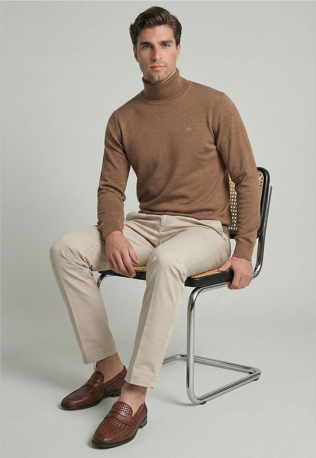 Sweater Arganza Camel Melange-4