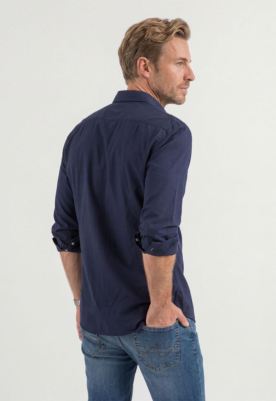 Camisa Ely Slim Navy-3
