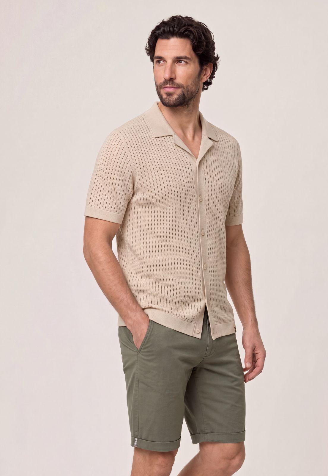 Camisa Coral Gables Beige-0