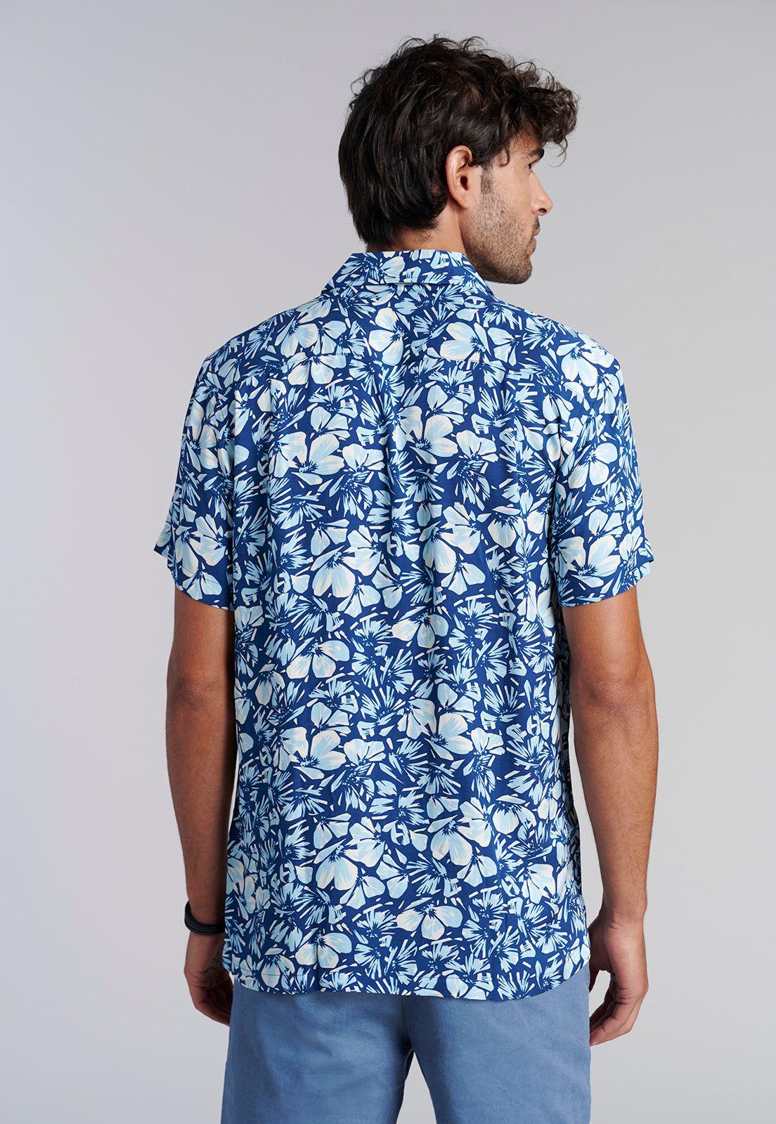 Camisa Estampada Irving Fj Indigo-3