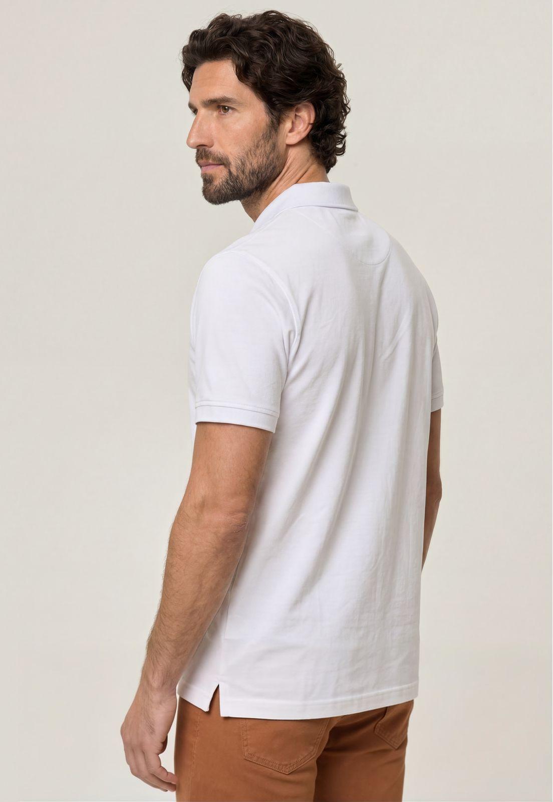 Polo Piqué White-2