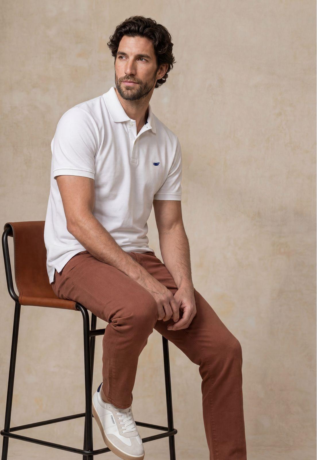 Polo Piqué White-4
