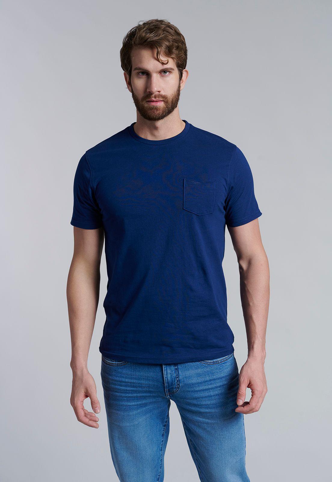 Polera Bolsillo Houston Navy-0