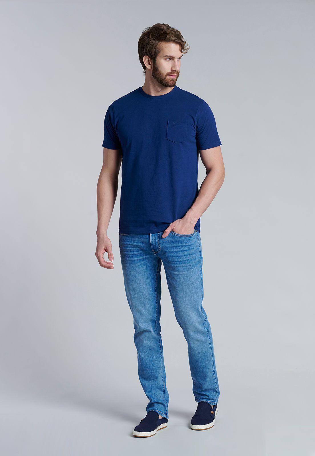 Polera Bolsillo Houston Navy-1