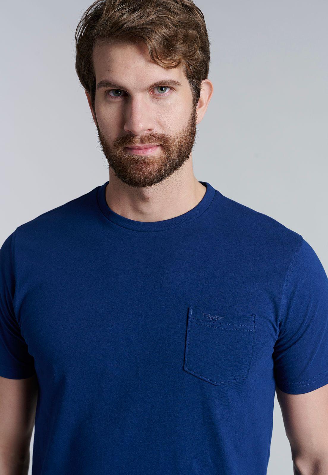 Polera Bolsillo Houston Navy-2