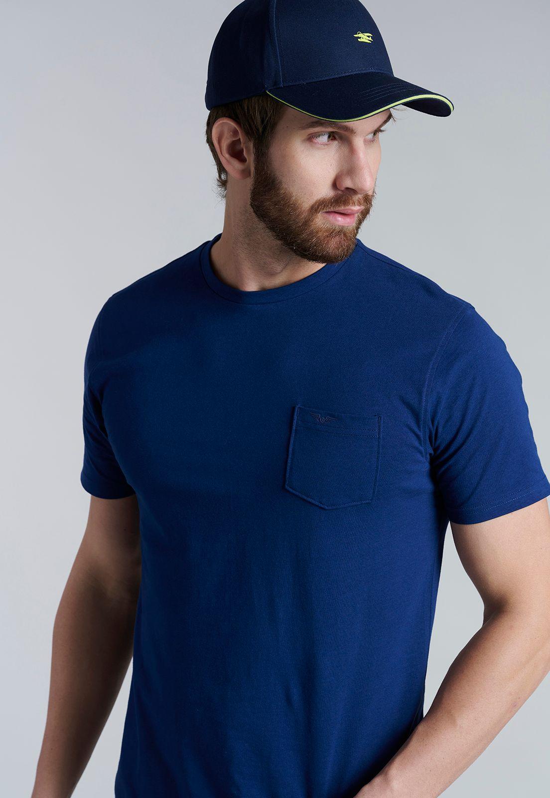 Polera Bolsillo Houston Navy-4
