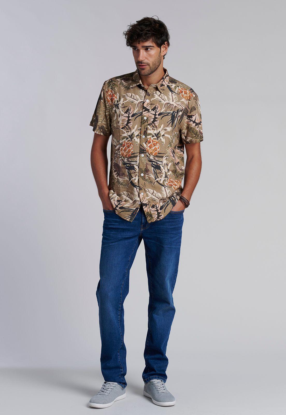 Camisa Estampada Military Safari Fj-1