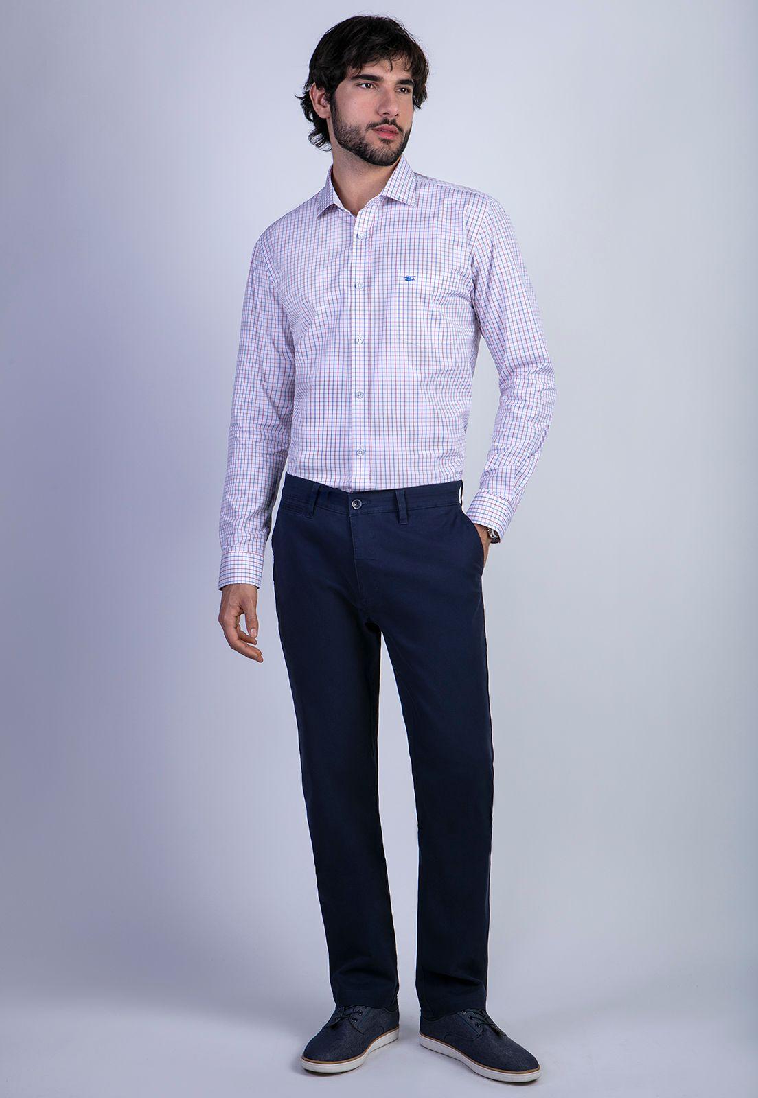 Pantalón Twill Without Pleats L/31 Dk.Blue-2