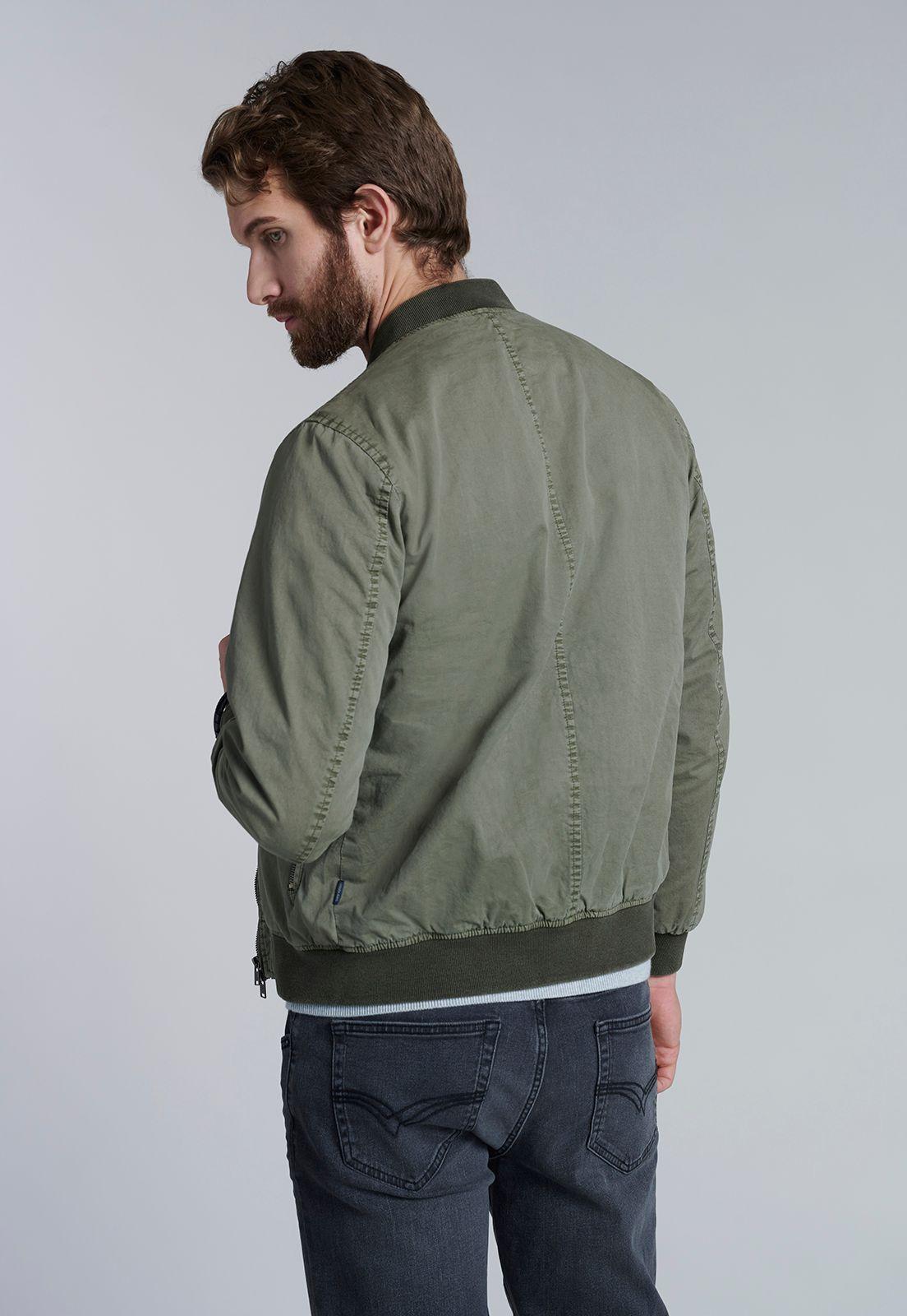 Chaqueta Bomber Garment Dyed Fj Green-3