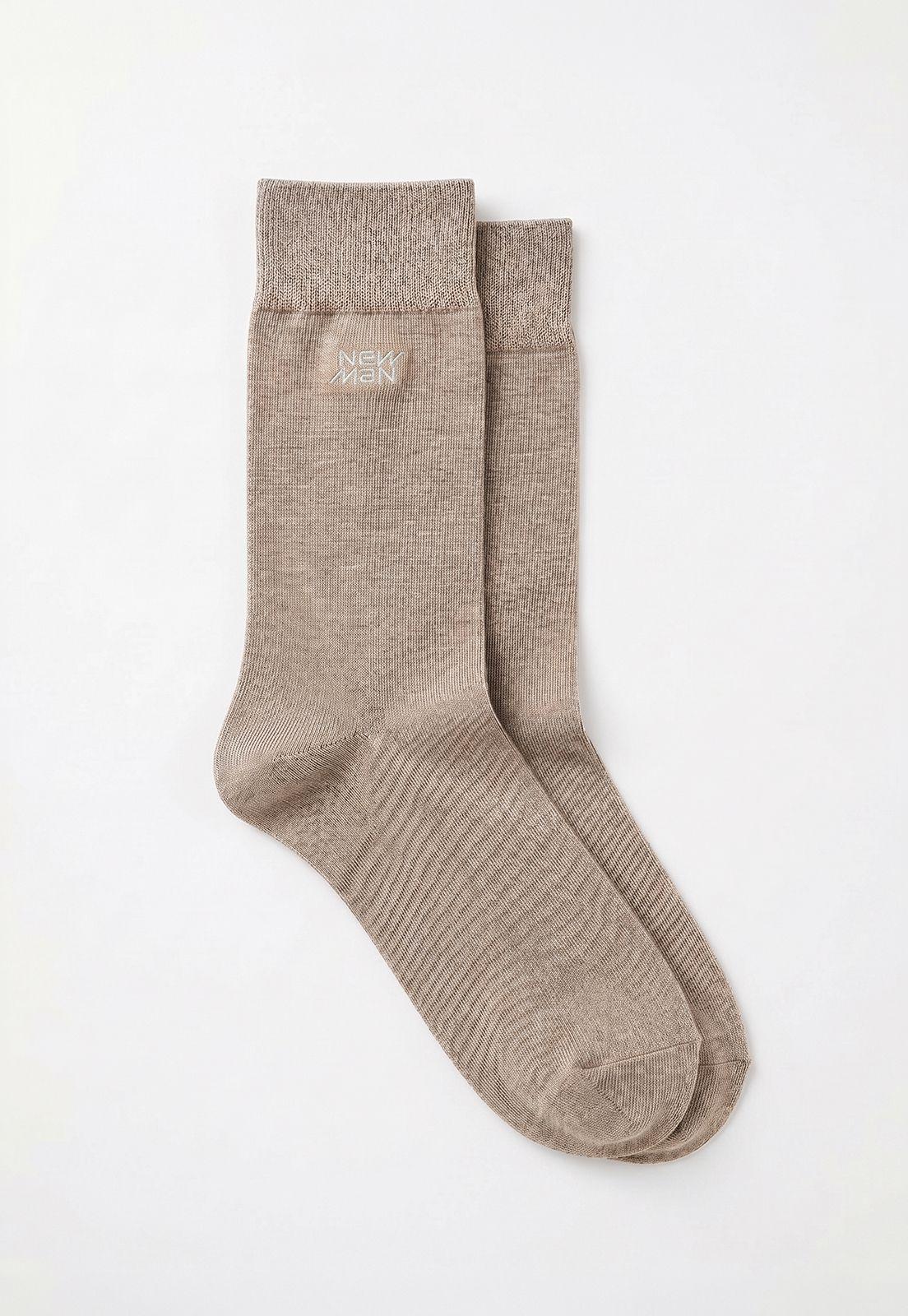 Calcetín Básico Leeds Taupe-0