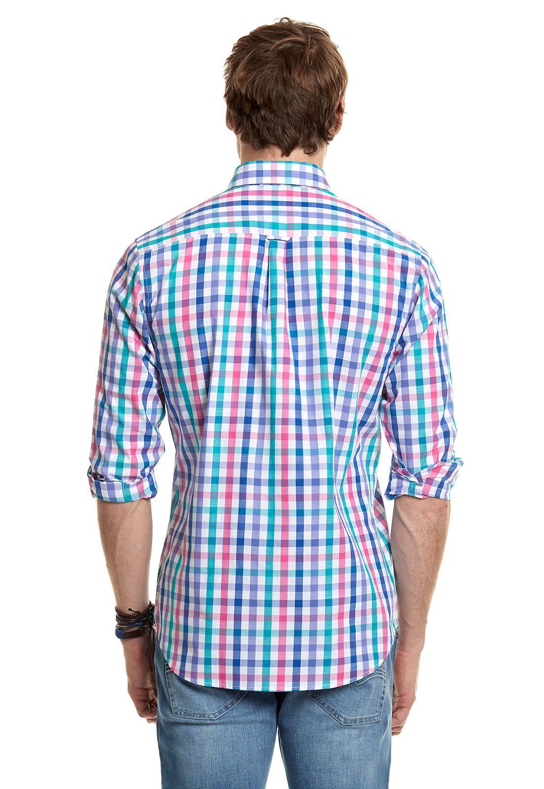 CAMISA CHECKERED SUMMER FJ PINK-2