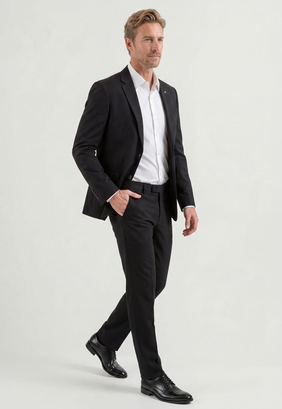 Pantalón Slim Black Calamo-1