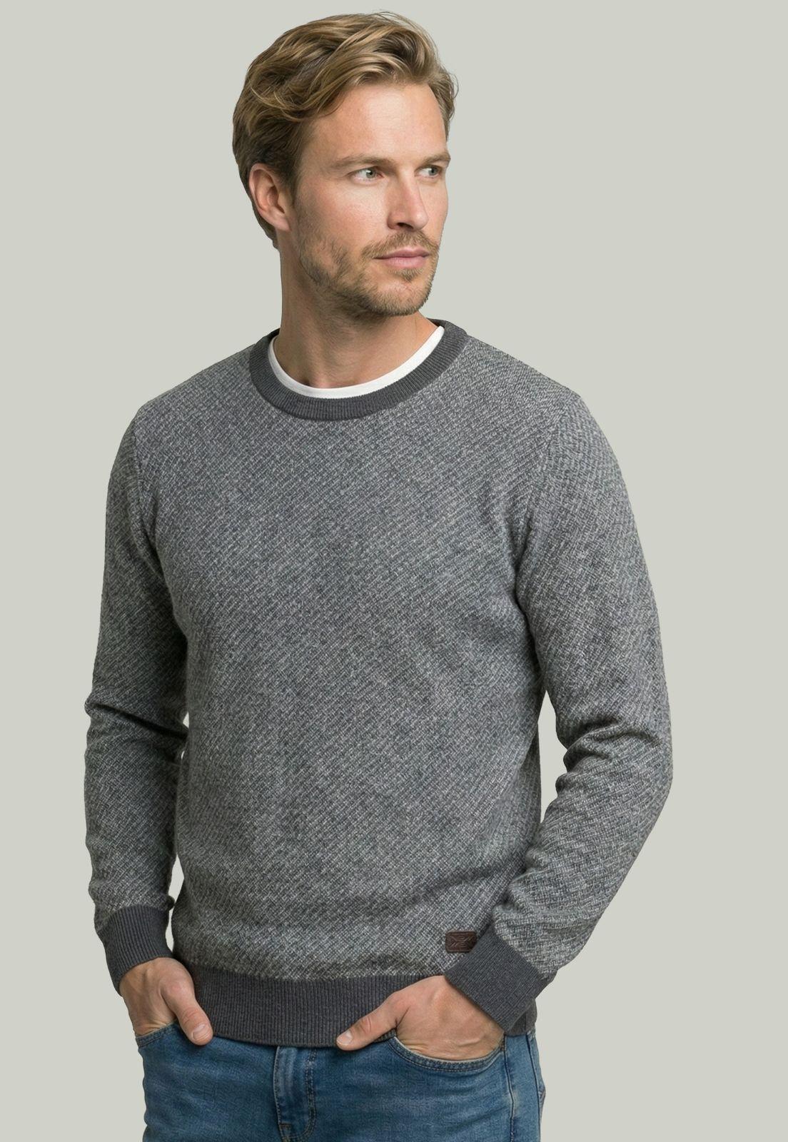 Sweater Leeds Grey Melange-4
