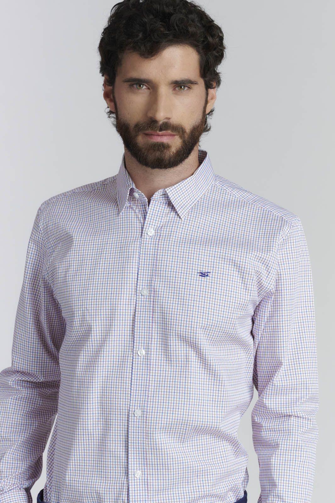 Camisa Boston Smart Casual Camel-4