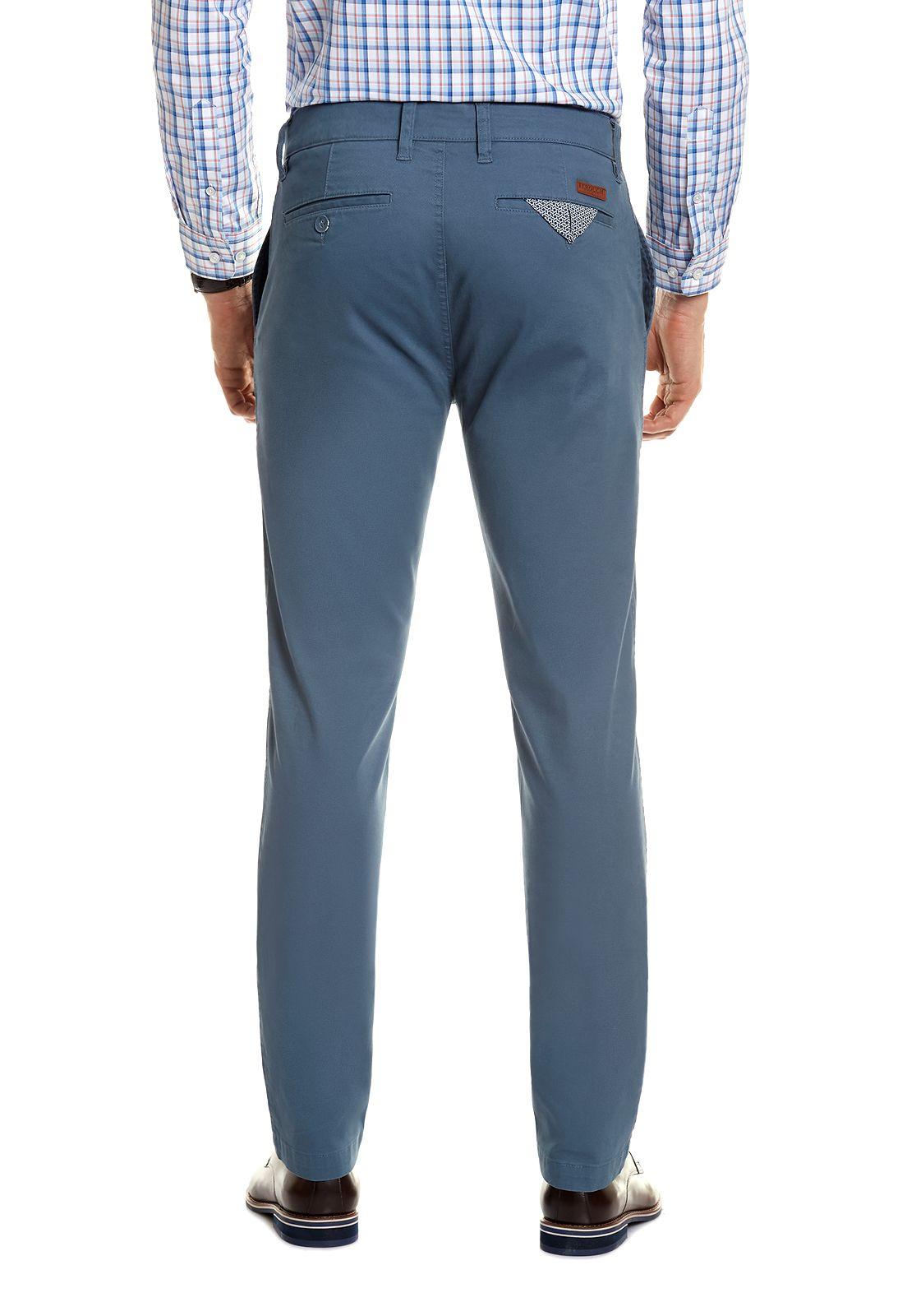 Pantalón Twill Slim /33 Steel-2