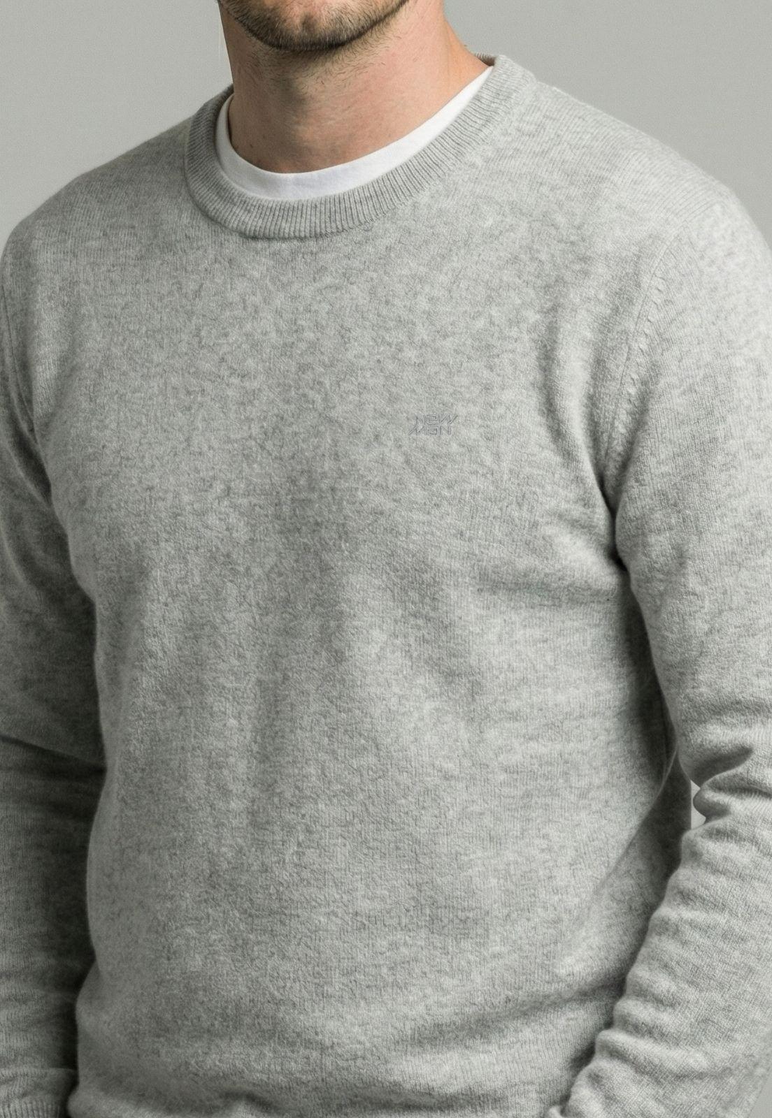 Sweater Madrid Grey Melange-2