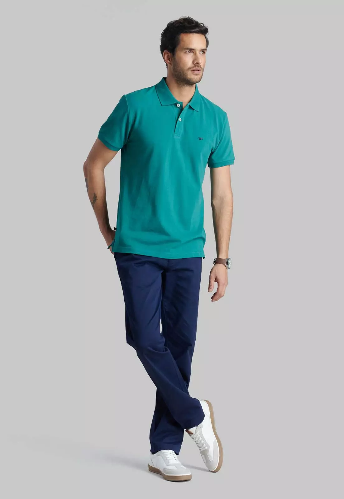 Polera Pique Básica Green-1