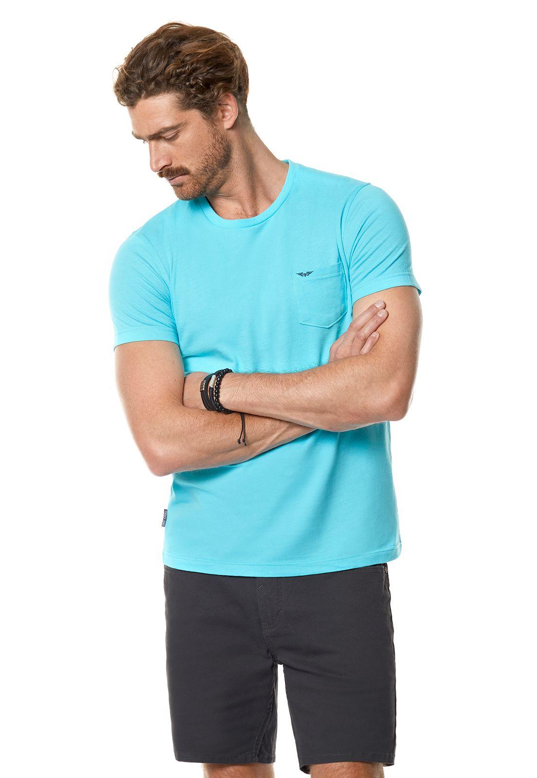 Polera Básica Aqua-5