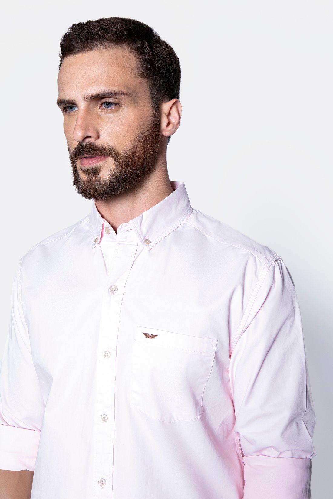 Camisa Garment Dyed Sport Fj Pink-2