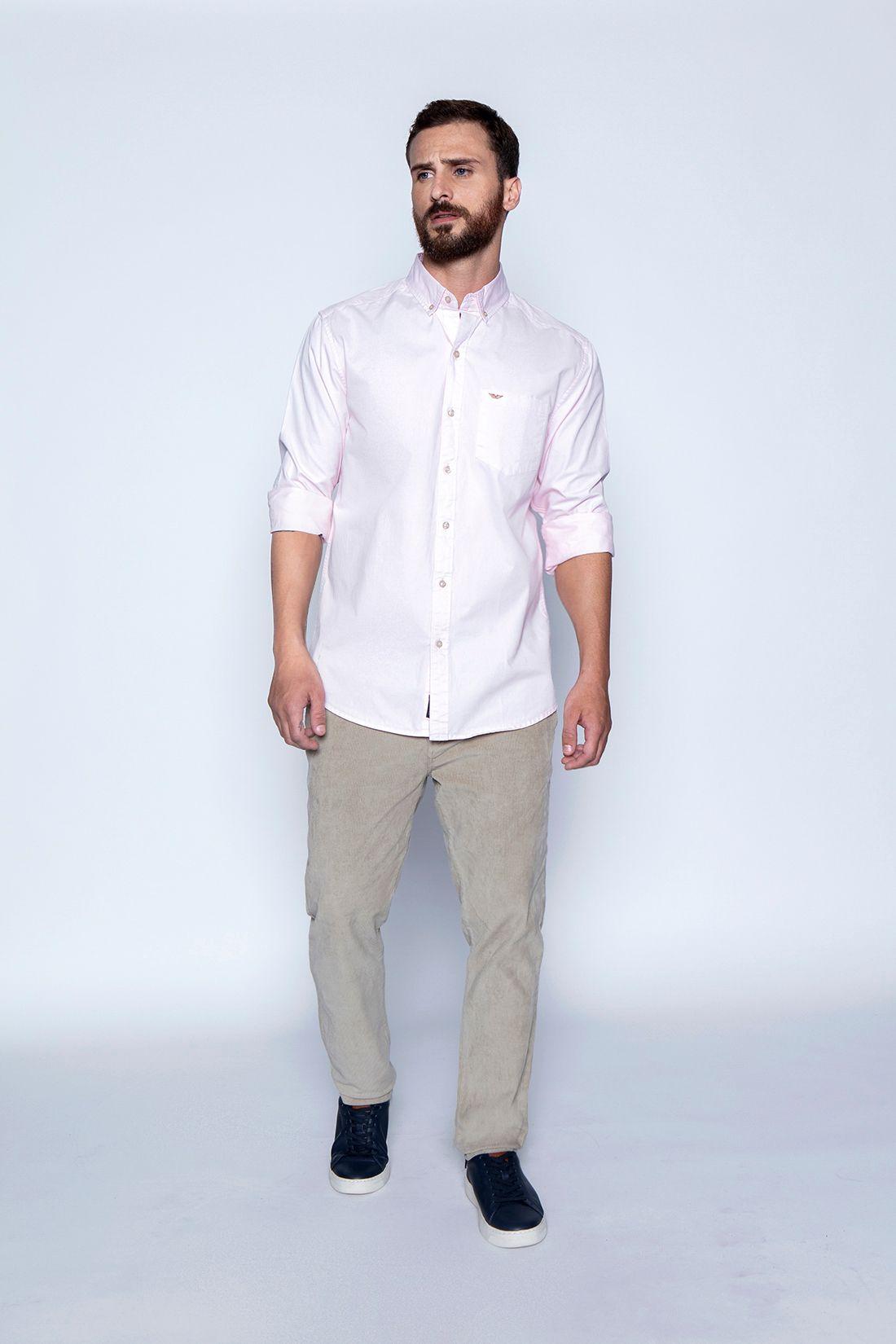 Camisa Garment Dyed Sport Fj Pink-3