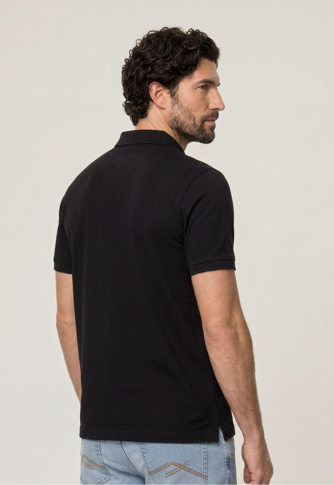 Polo Piqué Black-2