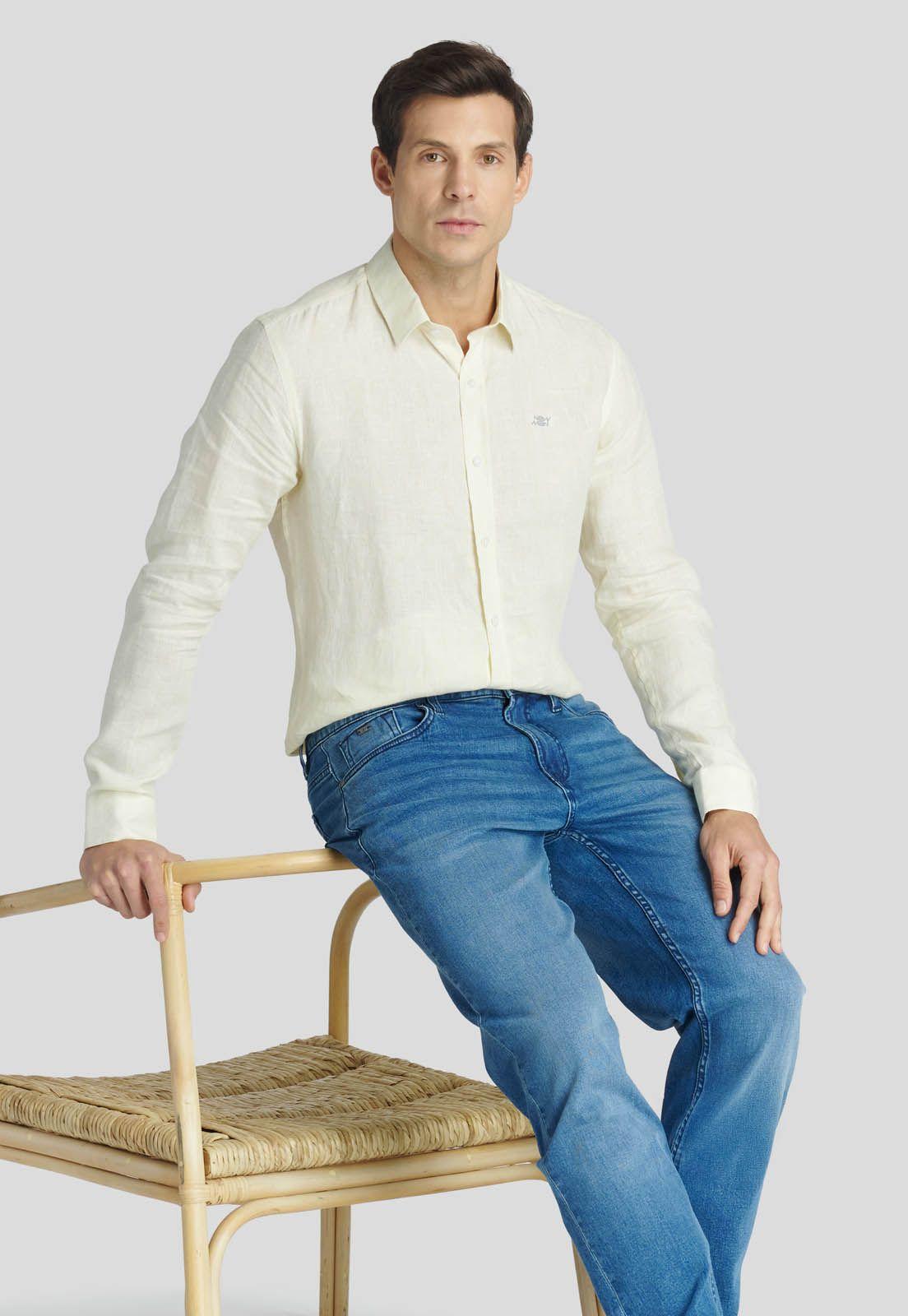 Camisa Belgrade Heritage Lt Yellow-4