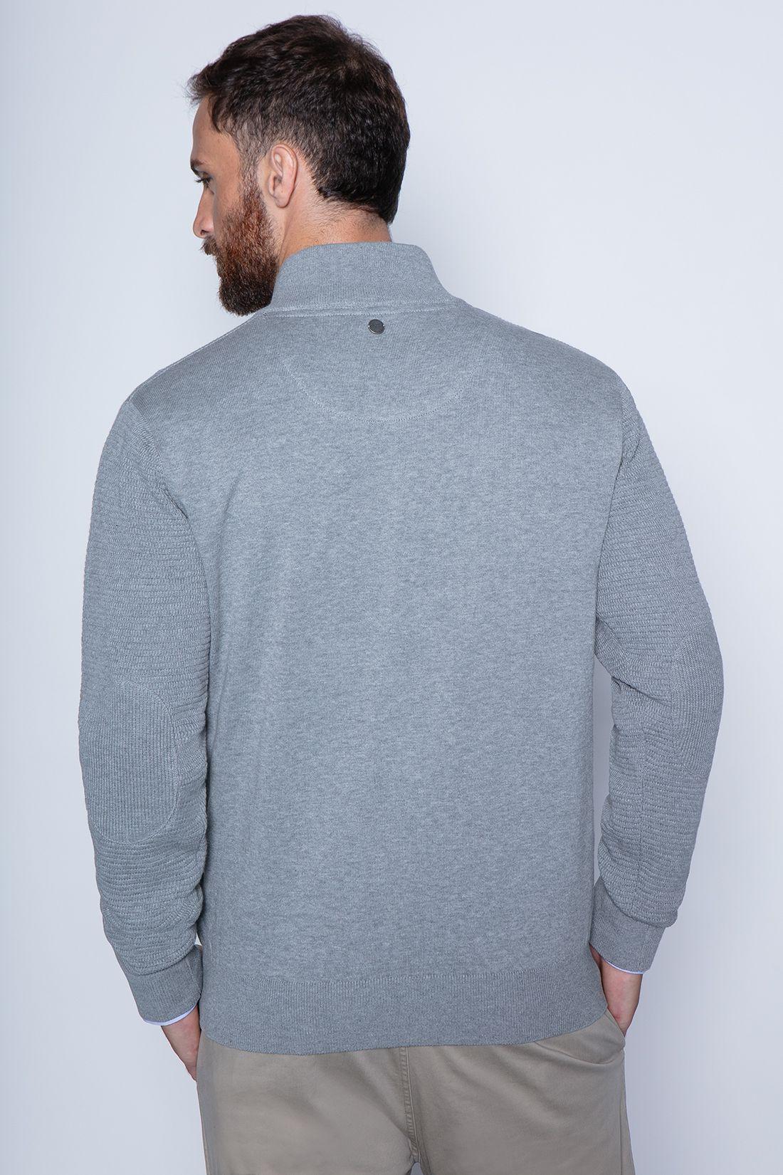 Sweater Bristol Smart Casual L/S Lt Grey-1