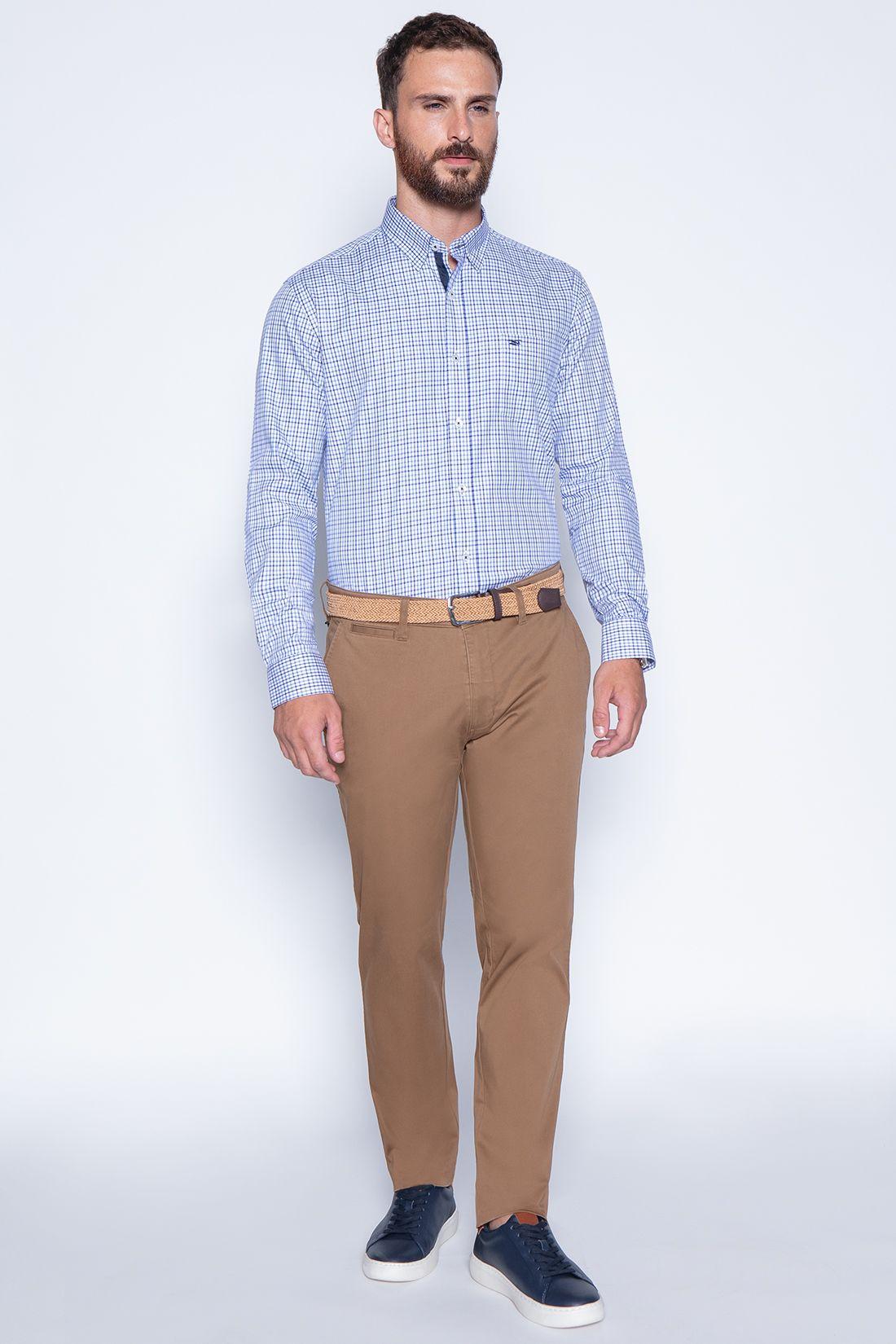 Camisa Checkered Madison Sm Navy-3
