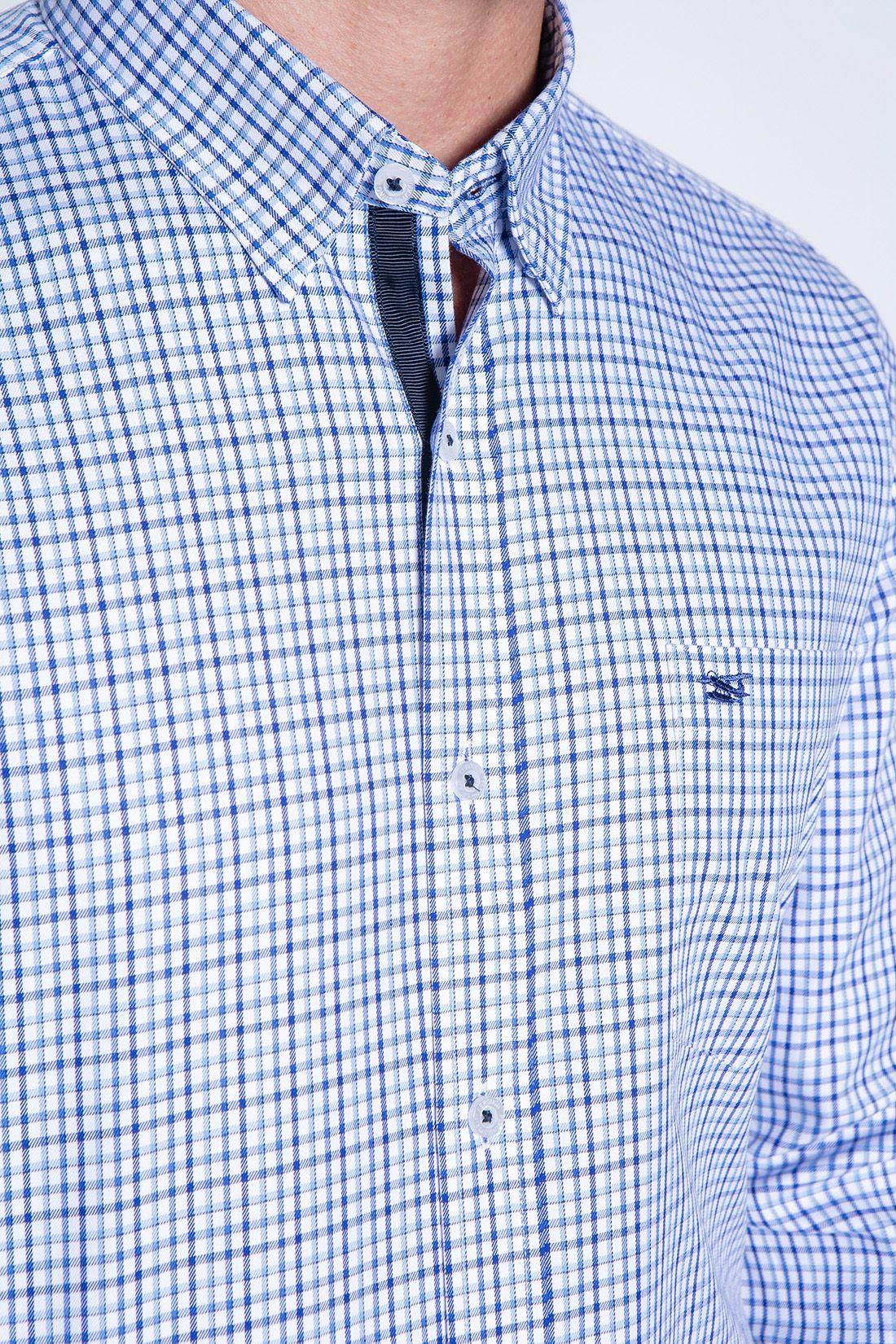 Camisa Checkered Madison Sm Navy-4