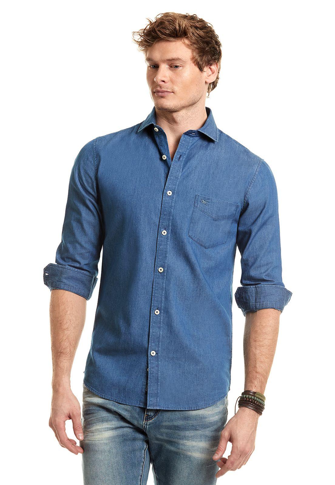 Camisa Manhattan F Blue-0