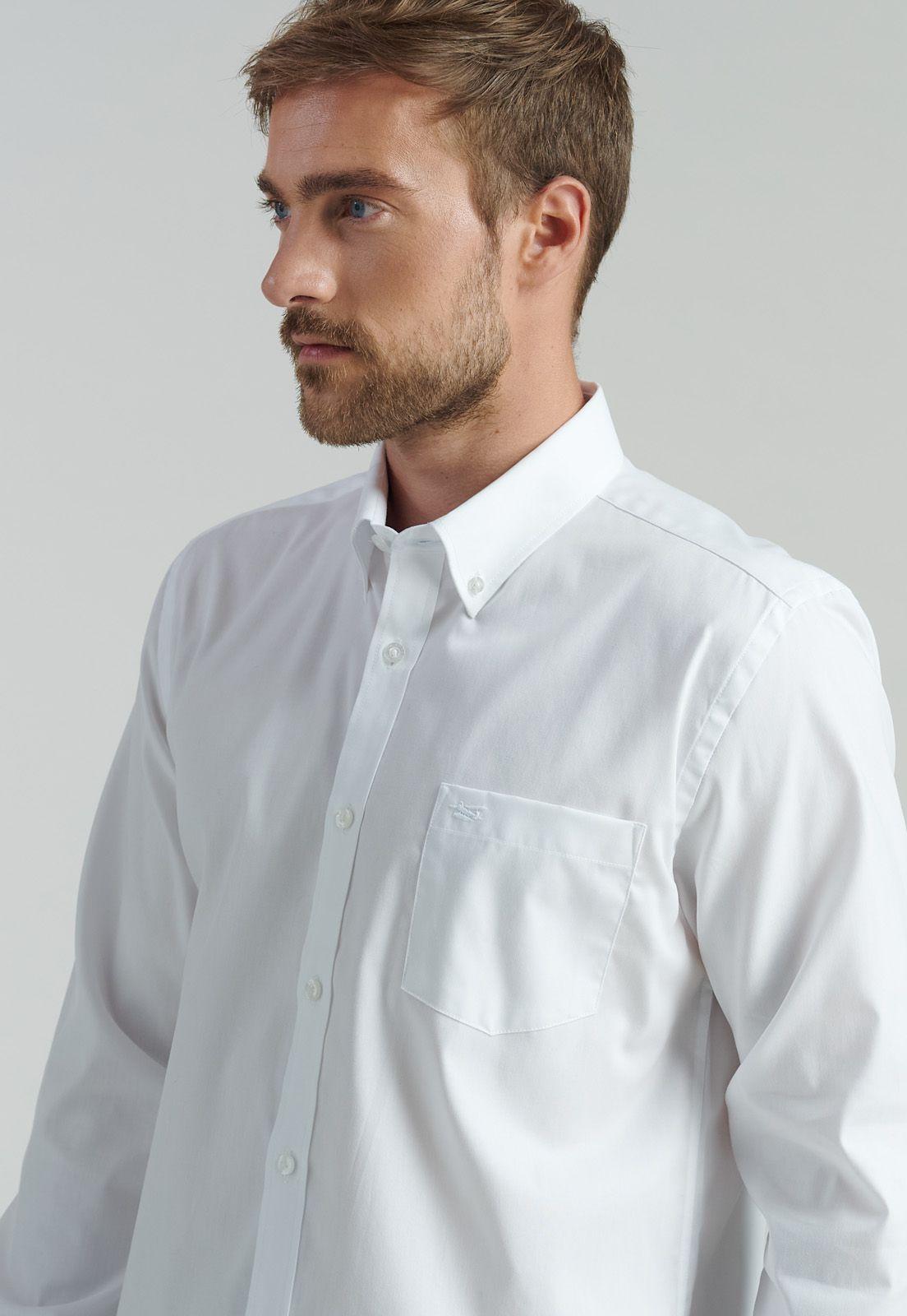 Camisa Smart Casual Oxford Sc White-2