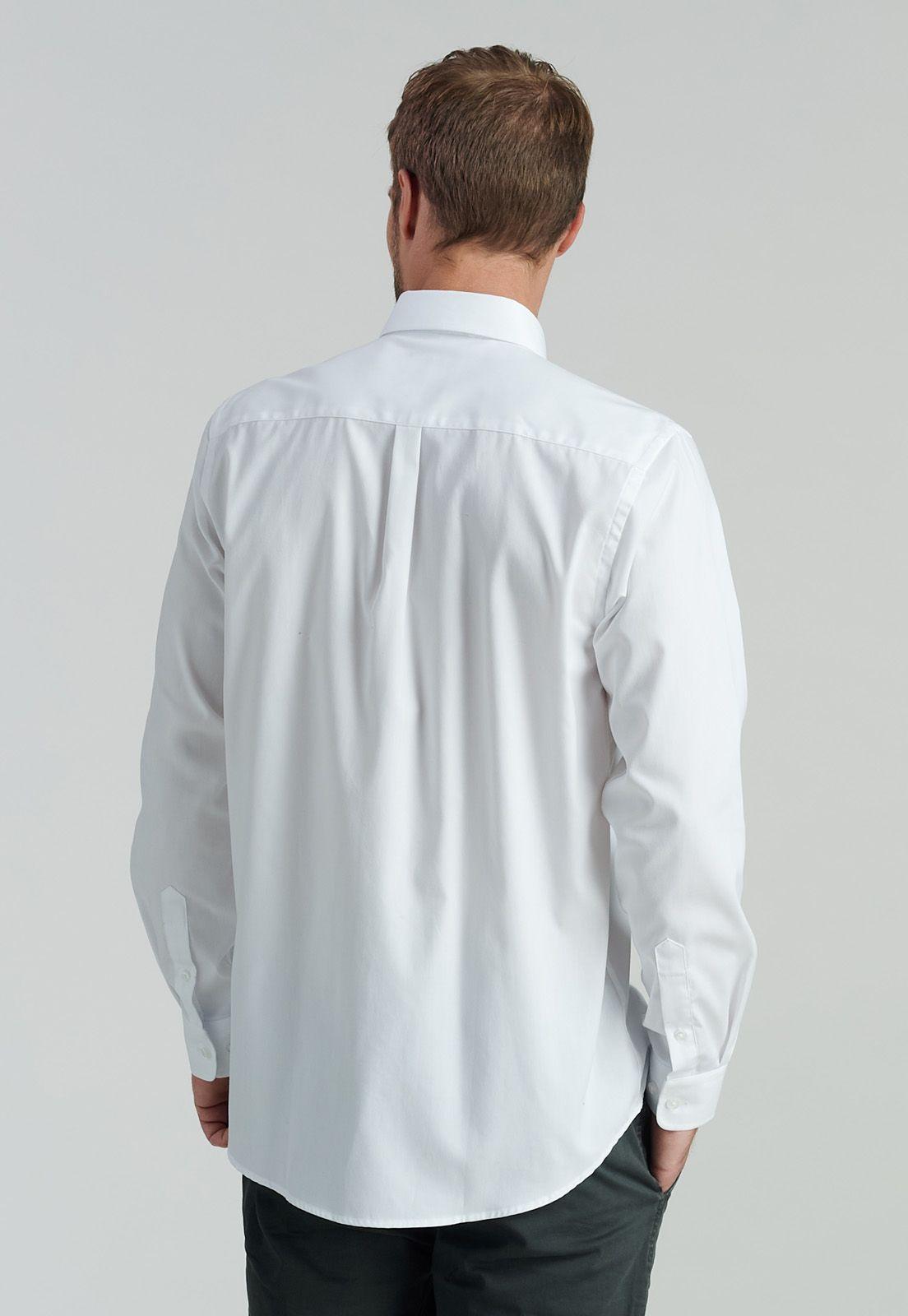 Camisa Smart Casual Oxford Sc White-3