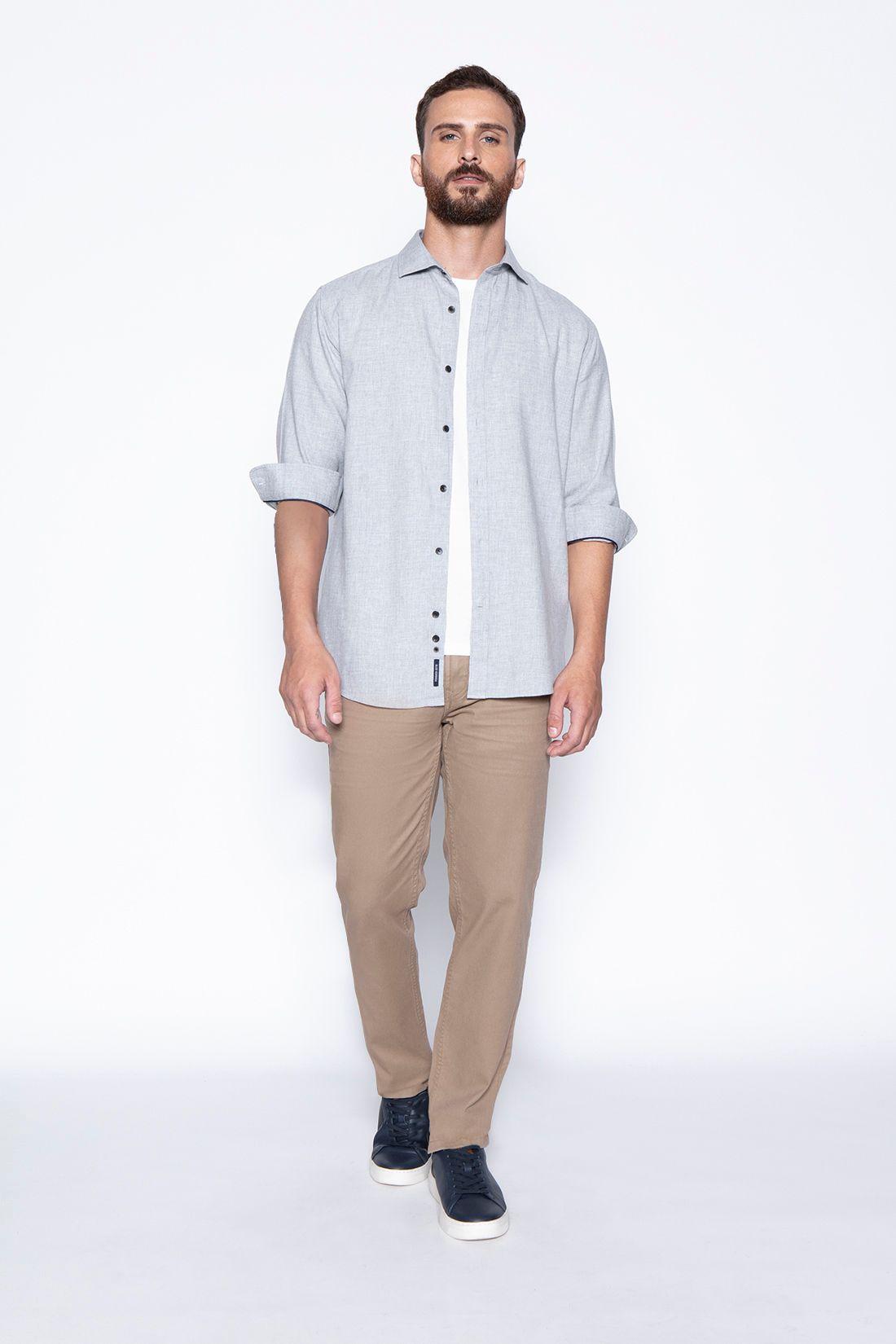 Camisa Sport F Grey Melange-3