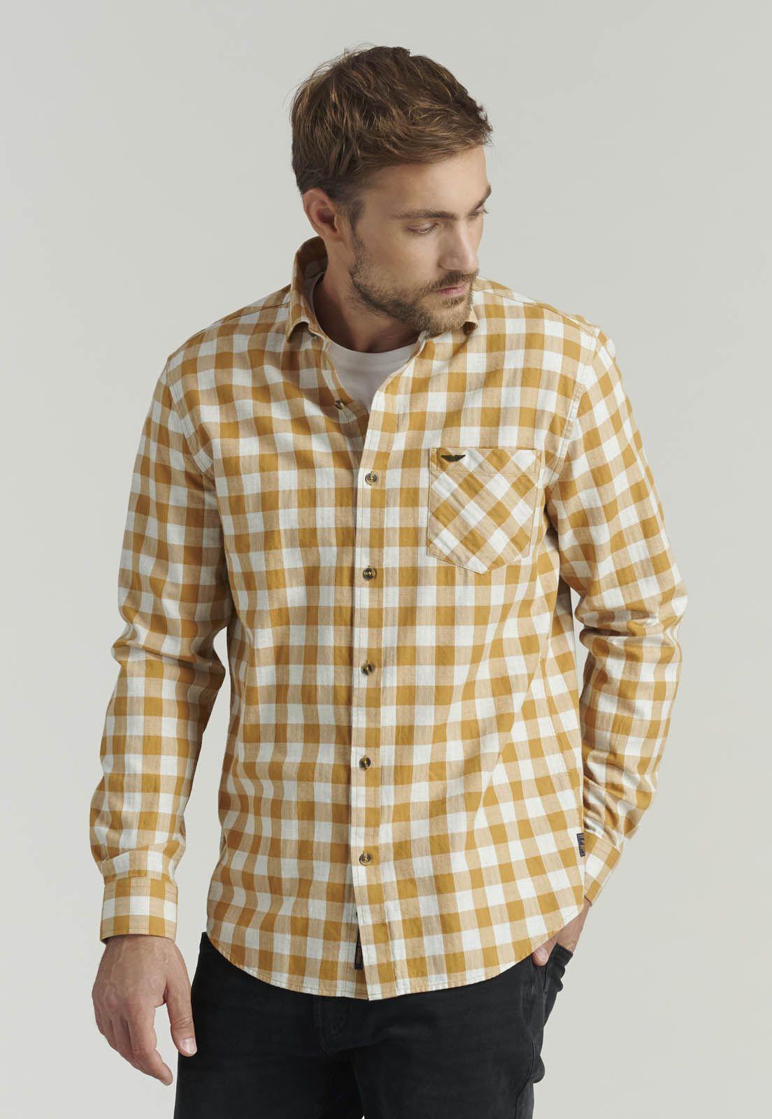 Camisa Denver Fjs Mustard-0
