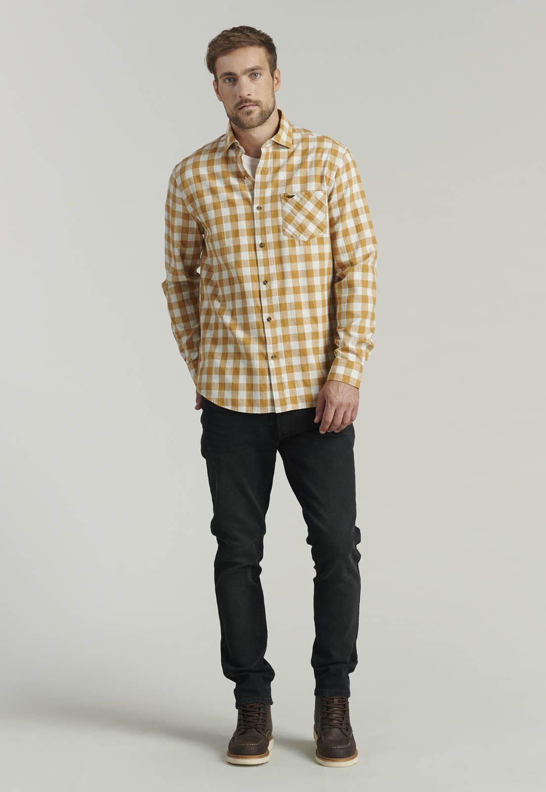 Camisa Denver Fjs Mustard-1