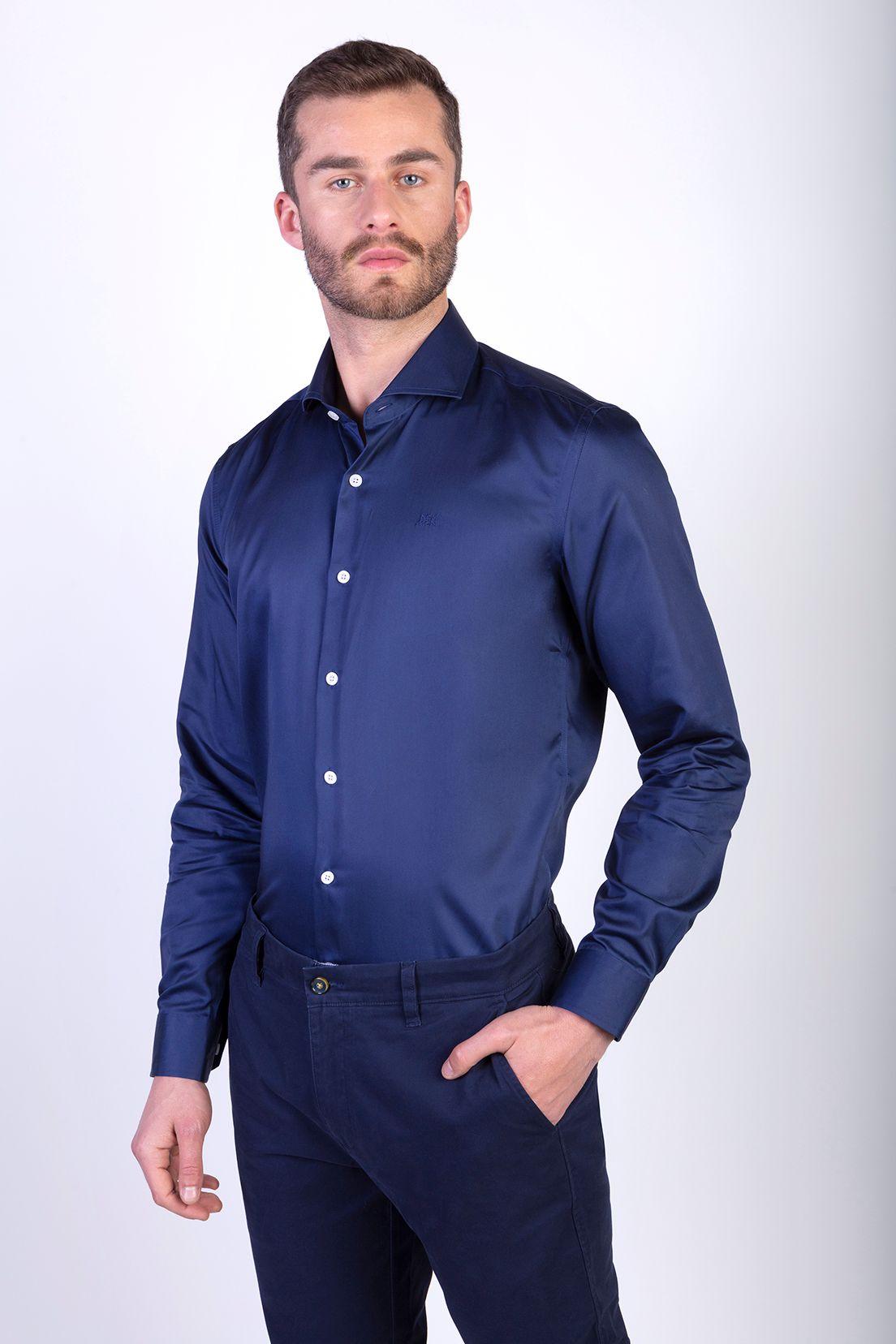 CAMISA LONDON NAVY-0