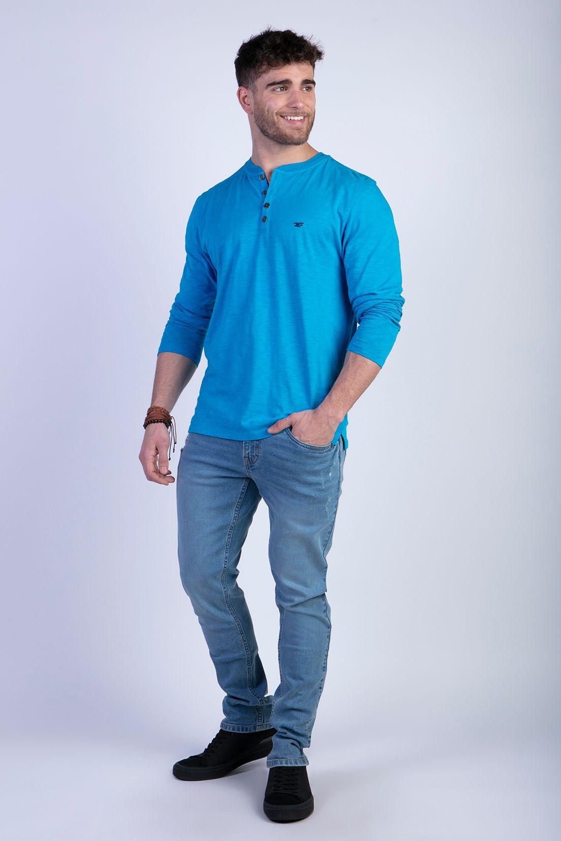 Polera Delaware Turquoise-2