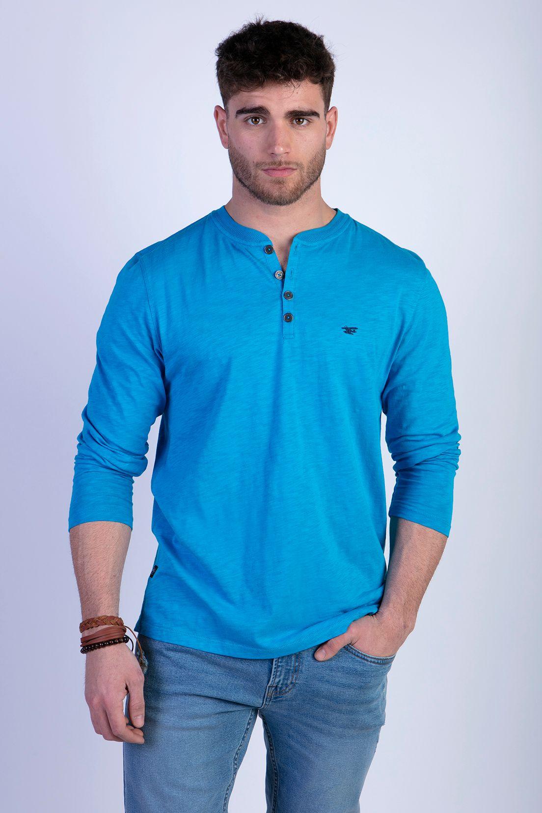 Polera Delaware Turquoise-0