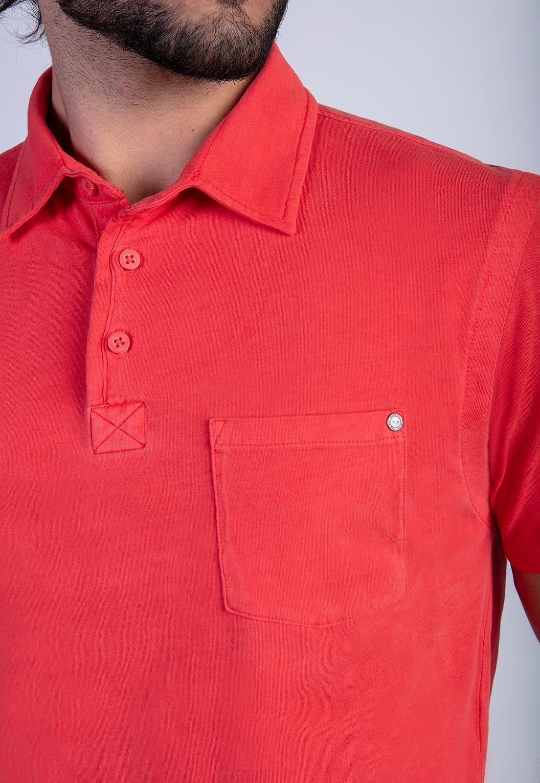 Polera Polo Lavada Orlando Coral-3