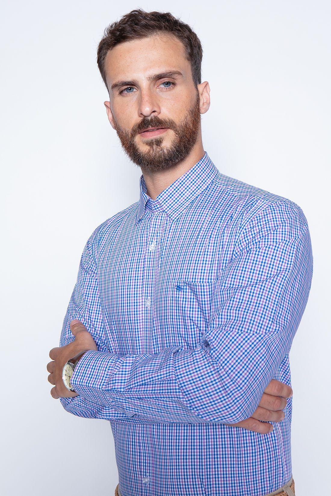 Camisa Cuadro Dublin Sm Purple-2