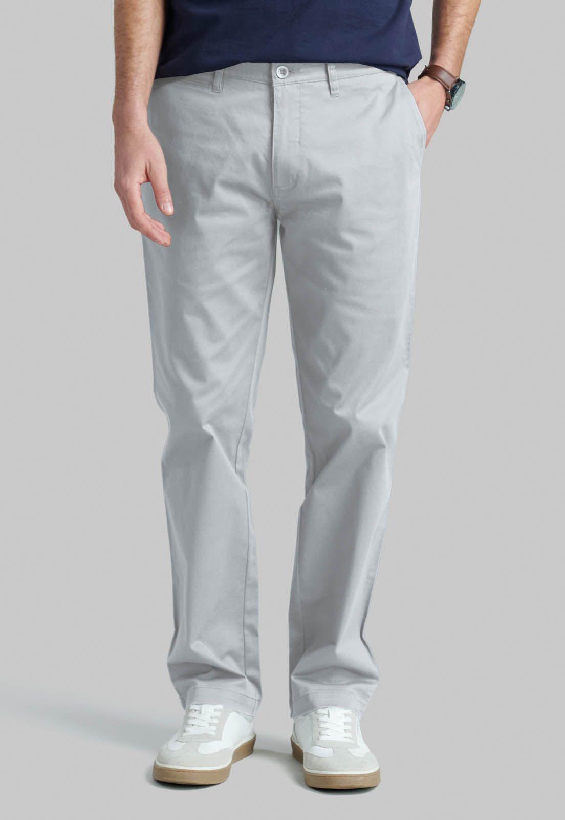 Pantalón Twill Without Pleats L/31 Business Dk Ash-0