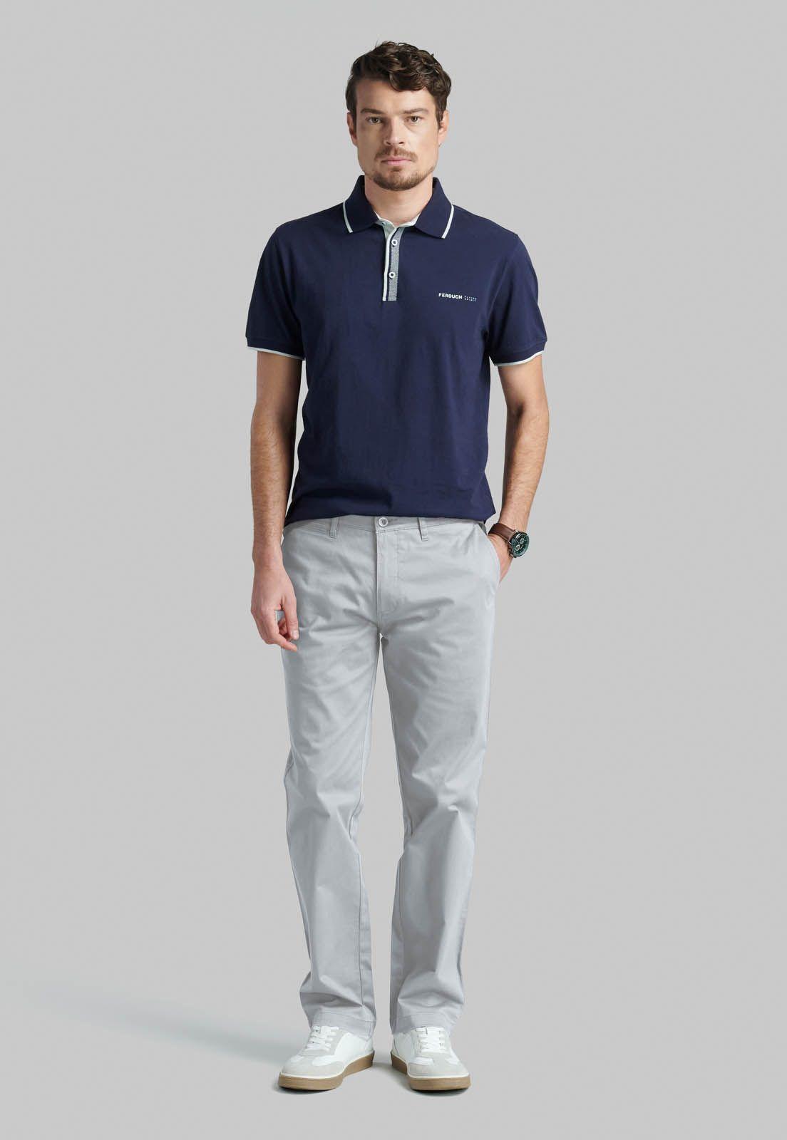 Pantalón Twill Without Pleats L/31 Business Dk Ash-1