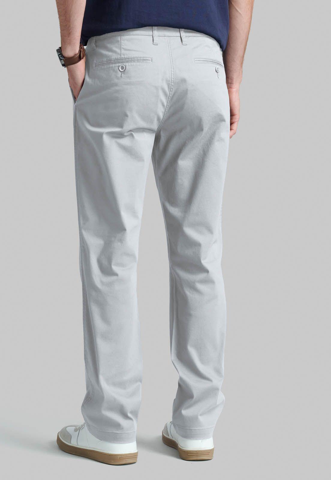 Pantalón Twill Without Pleats L/31 Business Dk Ash-3
