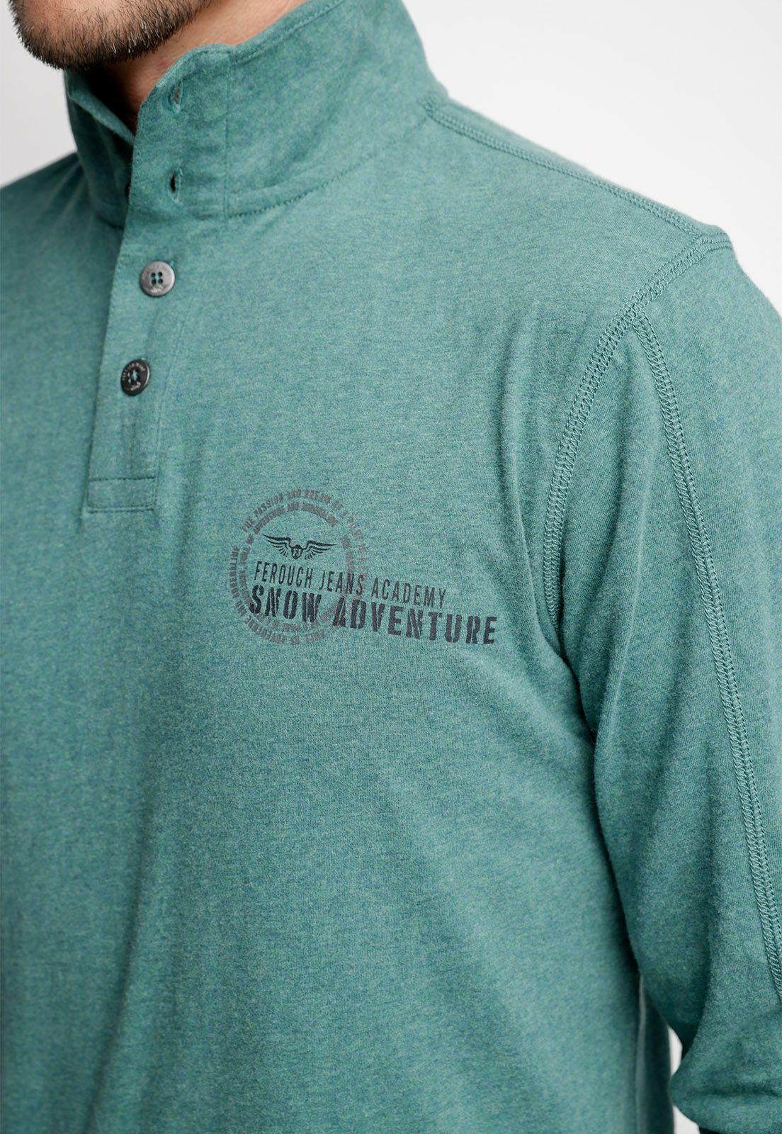 Polera Polo Utah Pine Melange-2